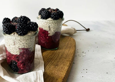 OOOOmega Chia Brombeer Pudding